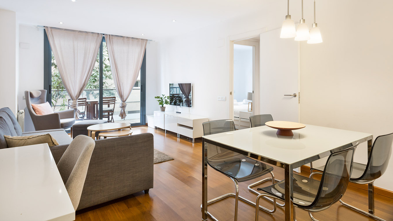 Les Corts Exclusive 1 Bedroom Flat with Balcony